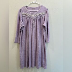 Eileen west night gown lavender size xtra large